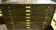 B&b Metal 8-drawer Storage Watchmaker Cabinet Bench Repair Tool Organizer