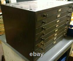 B&B Metal 8-Drawer Storage Watchmaker Cabinet Bench Repair Tool Organizer