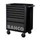 Bahco 1472k7black E72 7 Drawer 26 Mobile Roller Cabinet Roll Cab Tool Box Black