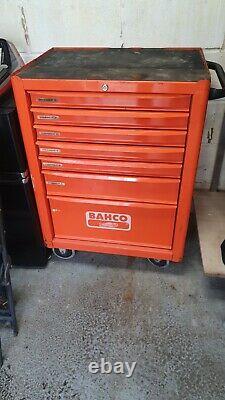 Bahco 7 Drawer Garage Workshop Parts Tool Trolley Chest Cabinet 1470K7 snap on