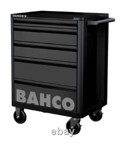 Bahco E72 5 Drawer 26? Black Mobile Roller Tool Storage Cabinet, 1472K5BLACK