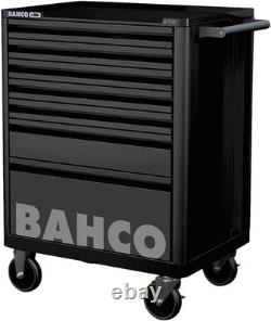 Bahco E72 7 Drawer 26? Black Mobile Roller Tool Storage Cabinet, 1472K7BLACK