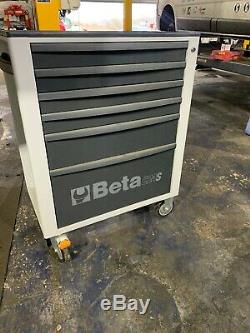 Beta 6 Drawer Mobile Roller Cabinet Grey C24S TOOL BOX