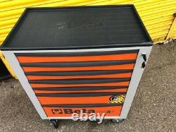 Beta C24SA/7 Orange 7 Drawer Mobile Roller Cabinet With Anti-Tilt System (2)