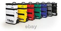 Beta C41H-G Two Module Mobile Tool Trolley Green Cabinet Tool Box Case From UK