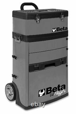 Beta C41H Two Module Tool Trolley Cabinet Grey