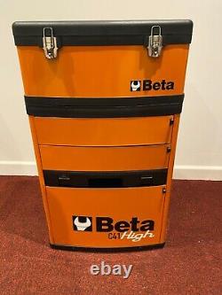 Beta C41H Two Module Tool Trolley Cabinet Orange Damaged 227