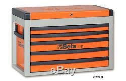 Beta Tools C23S O 5 Drawer Tool Top Box Cabinet Chest Orange Colour