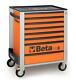 Beta Tools C24s8/o Mobile Roller Cabinet Tool Box 8 Drawer Roll Cab Orange Rollc