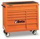 Beta Tools C38o Mobile Roller Cabinet Tool Box 11 Drawers Roll Cab Orange Rollca