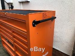 Beta Tools C38O Mobile Roller Cabinet Tool Box 11 Drawers Roll Cab Orange Rollca