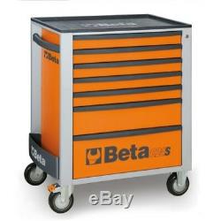 Beta Tools Special! Italy C24s Rollcab Orange 7 Drawer Toolbox Roller Cabinet