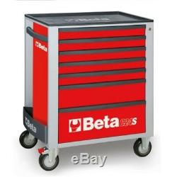 Beta Tools Special! Italy C24s Rollcab Red 7 Drawer Toolbox Roller Cabinet