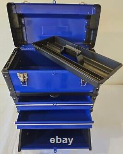 BigRed' Blue Stackable Rolling Tool Box/Chest/Cabinet with Drawers and Wheels