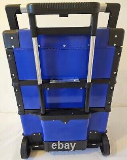 BigRed' Blue Stackable Rolling Tool Box/Chest/Cabinet with Drawers and Wheels