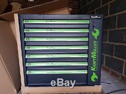 Brand New Garage Tool Cabinet 7 Drawers Side Door Lock with tools