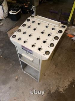 Bridgeport Tool Holder Rack Storage Cabinet Stand with Drawer