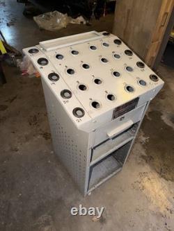 Bridgeport Tool Holder Rack Storage Cabinet Stand with Drawer
