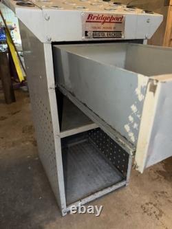 Bridgeport Tool Holder Rack Storage Cabinet Stand with Drawer