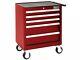 Britool E0101229b 5 Drawer Roller Cabinet Tool Box Chest Red
