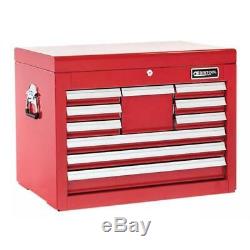 Britool Expert E010240B 10 Drawer Tool Chest Cabinet Top Box Red