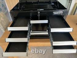 Britool Expert E010241B 10 Drawer Tool Chest Cabinet Top Box, Black, Used, Clean