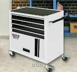 COLLECTION ONLY 4 Drawer Roll Cab Portable Steel Cabinet Tool Storage Chest