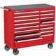 Clarke Cbb226c 16 Drawer Tool Trolley Mobile Steel Workshop Storage Cabinet Plus