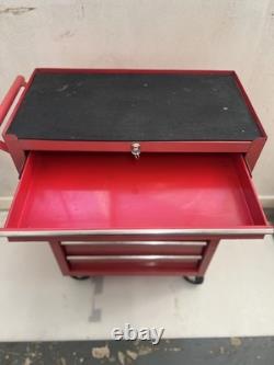 Clarke Ctc700c 7 Drawer Red Steel Tool Cabinet Trolley Lockable With Key