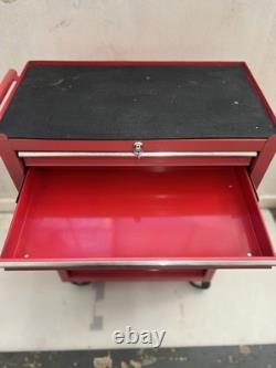 Clarke Ctc700c 7 Drawer Red Steel Tool Cabinet Trolley Lockable With Key