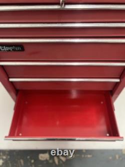 Clarke Ctc700c 7 Drawer Red Steel Tool Cabinet Trolley Lockable With Key