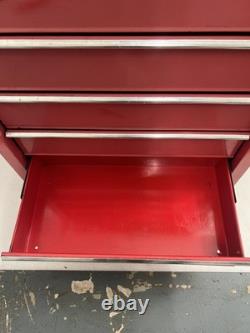 Clarke Ctc700c 7 Drawer Red Steel Tool Cabinet Trolley Lockable With Key