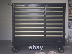 Clarke Hd Plus 16 Drawer Tool Cabinet Black & Gold Cbb226bgc 7638092