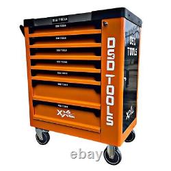 Complete Workshop Solution 7-Drawer Trolley Cabinet + Professional Tools