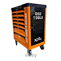 Complete Workshop Solution 7-Drawer Trolley Cabinet + Professional Tools