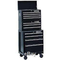 Craftsman 26 in 3-Drawer Heavy-Duty Ball Bearing Middle Chest Box Storage Black
