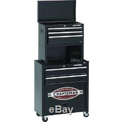 Craftsman 5 Drawer Case Cabinet Garage Storage Auto Tool Box Chest Casters NEW