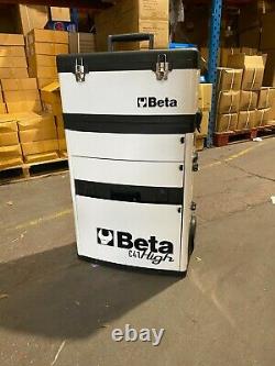 DAMAGED Beta C41H Two Module Tool Trolley Cabinet White Limited Edition