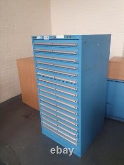 DEXION CABINET 17 Ball Bearing Heavy Duty Drawers ENGINEERS TOOL BOX