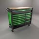 Dsd Tools 12 Drawer Roller Tool Chest Cabinet Box Set Empty Storage Green/black