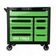 Dsd Tools 12 Drawer Roller Tool Chest Cabinet Box Set With Tools Green/black