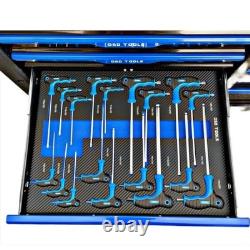 DSD Tools 12 Drawer Roller Tool Chest Cabinet Box Set with Tools Green/Black