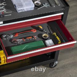 DURHAND 2 Drawers Machinist Tool Chest with Ball Bearing Runners and Cabinet