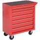 Durhand 7-drawer Rolling Tool Chest On Wheels, Lockable Tool Cabinet With Side