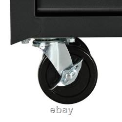 DURHAND 7-Drawer Rolling Tool Chest on Wheels, Lockable Tool Cabinet with Side