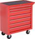 Durhand Roller Tool Cabinet Storage Chest Box Garage Workshop 7 Drawers Red