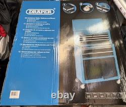 Draper 19563 Combined Roller Cabinet and Tool Chest, 6 Drawer, 24, Blue