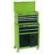 Draper 24 Combined Roller Cabinet And Tool Chest (6 Drawer) Green 19566