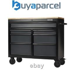 Draper 27207 BUNKER 7 Drawer Workbench Roller Tool Cabinet, 41, Grey