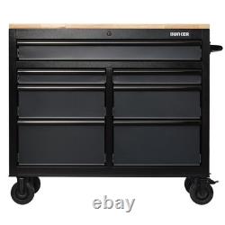 Draper 27207 BUNKER 7 Drawer Workbench Roller Tool Cabinet, 41, Grey